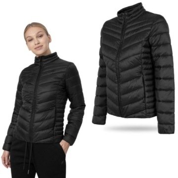 Kurtka Damska 4F Puchowa Pikowana Wiosenna Ciepła
