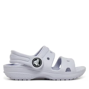 Sandały Crocs Classic Kids Sandal T 207537 Fioletowy - Buty dla dziewczynek - miniaturka - grafika 1