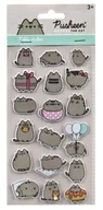 Pasmanteria - Pusheen Cat Kot Puszin naklejki puffy wypukłe x18 - miniaturka - grafika 1