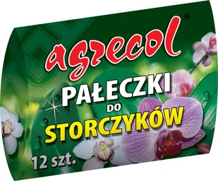 Agrecol Aga Pułapki Pałeczki nawozowe do storczyków 12 sztuk - Nawozy ogrodnicze - miniaturka - grafika 1
