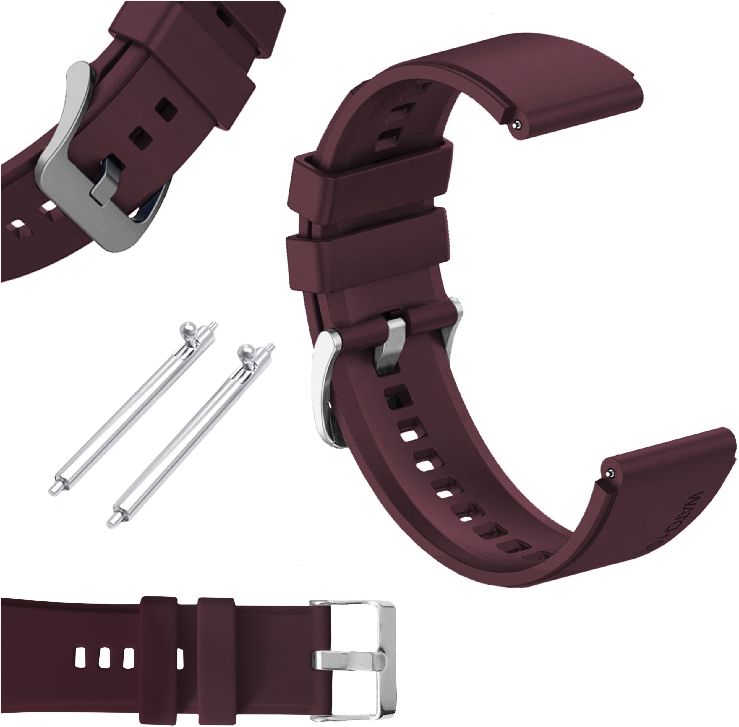 ChronSmarta Pasek ChronSmarta do smartwatch'a Xiaomi Watch S1 Active GPS Bordowy