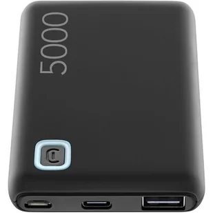 Powerbank CELLULARLINE Essence 5000mAh 12W Czarny - Powerbanki - miniaturka - grafika 1