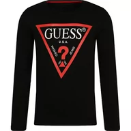 Koszulki dla chłopców - Guess Longsleeve | Regular Fit - miniaturka - grafika 1