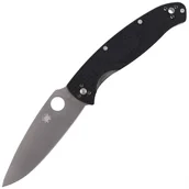 Noże - Nóż składany Spyderco Resilience Lightweight, Plain 8Cr13MoV (C142PBK) - miniaturka - grafika 1