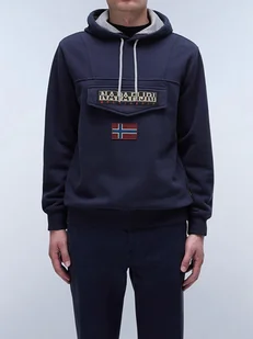 Napapijri Bluza w kolorze granatowym - Bluzy męskie - miniaturka - grafika 1