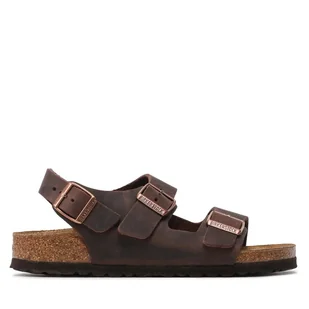 Sandały Birkenstock Milano 34873 Brązowy - Sandały damskie - miniaturka - grafika 1