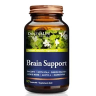 Suplementy naturalne - Brain Support 4 ekstrakty roślinne i formy magnezu suplement diety 90 kapsułek - miniaturka - grafika 1