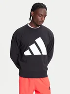Bluzy męskie - adidas Bluza Essentials Big Logo JE8949 Czarny Regular Fit - miniaturka - grafika 1