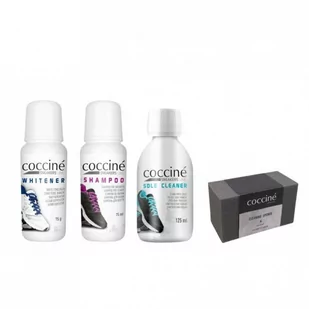 ZESTAW DO CZYSZCZENIA BIAŁYCH BUTÓW COCCINE ZES-12 - Środki do obuwia i ubrań - miniaturka - grafika 1