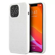 Etui i futerały do telefonów - Mercedes MEHCP13XESPWH iPhone 13 Pro Max 6,7" biały/white hardcase Silver Stars Pattern - miniaturka - grafika 1