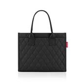 Torebki damskie - Torba DAILY SHOPPER, rhombus black, Reisenthel - miniaturka - grafika 1