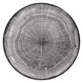 Talerze - PORCELANA RAK Woodart talerz płaski szary 24 cm - miniaturka - grafika 1