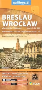 Plan miasta - Wrocław Breslau - praca zbiorowa - Atlasy i mapy - miniaturka - grafika 1