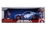 Samochody i pojazdy dla dzieci - Jada pojazd kolekcjonerski Marvel Captain America 1:24 4006333068591 - miniaturka - grafika 1