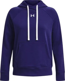 Under Armour Bluza damska Under Armour Rival Fleece HB Hoodie granatowa 1356317 468 XL - Bluzy damskie - miniaturka - grafika 1