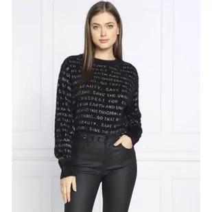 Desigual Sweter | Cropped Fit - Swetry damskie - miniaturka - grafika 1