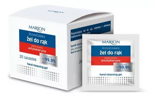 Marion Marion Żel Antybakteryjny w saszetkach 1,5m x 20szt - Dezynfekcja - miniaturka - grafika 1