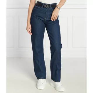 Spodnie damskie - CALVIN KLEIN JEANS Jeansy | Straight fit | high rise - grafika 1