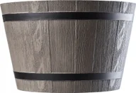 Donice - Kadax Doniczka Donica Okrągła Na Kwiaty 23cm Ciemnoszara - miniaturka - grafika 1