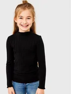 Bluzy dla chłopców - NAME IT Bluzka 13211597 Czarny Slim Fit - miniaturka - grafika 1