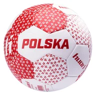 Piłka nożna - Piłka HUARI POLSKA WORLD CUP M000253960 – Biały - miniaturka - grafika 1