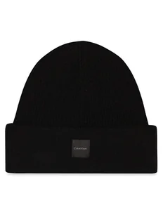 Calvin Klein Czapka Chunky K60K612584 Czarny - Czapki damskie - miniaturka - grafika 1