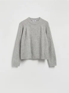 Reserved - Sweter z domieszką wełny - jasnoszary - Swetry damskie - miniaturka - grafika 1