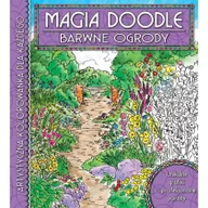 Poradniki hobbystyczne - Smart Books Barwne ogrody, Magia Doodle. Artystyczna kolorowanka dla każdnego - miniaturka - grafika 1