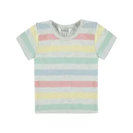 Bluzki damskie - Chłopięca bluzka z krótkim rękawem, szary, rozmiar 56 - miniaturka - grafika 1