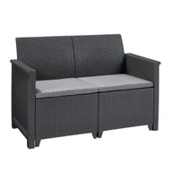 Sofy ogrodowe - Sofa ogrodowa Elodie antracytowa Keter - miniaturka - grafika 1