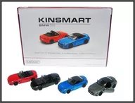 Samochody i pojazdy dla dzieci - Model Bmw Z4 Metalowy Kinsmart 1:34 Srebrny - miniaturka - grafika 1