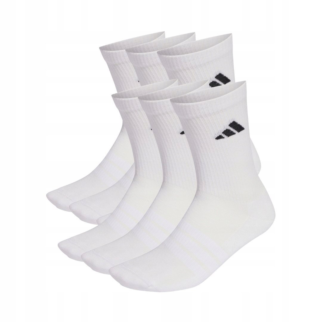 ND05_KE5498-43-45 KE5498 Skarpety adidas Cushioned Crew Essentials 6p białe
