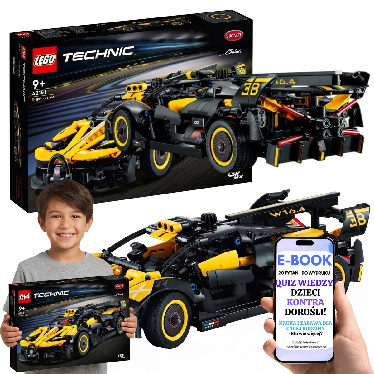 LEGO TECHNIC 42151 dla Fana Motoryzacji 9 10 11 lat • model kolekcjonerski