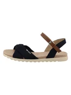 Sandały damskie - Tom Tailor Sandały w kolorze czarnym - miniaturka - grafika 1