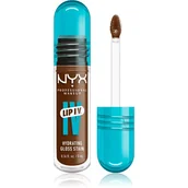 Balsamy do ust - NYX Professional Makeup Lip IV Hydrating Gloss Serum nawilżający błyszczyk do ust 04 Cocoa Quench! 5ml - miniaturka - grafika 1