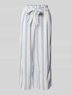 Spodnie materiałowe z paskiem w talii model ‘CARO’ - Spodnie damskie - miniaturka - grafika 1