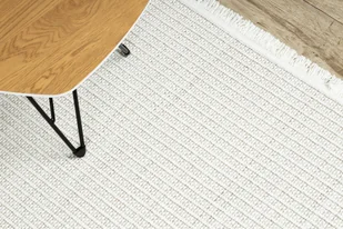 Dywan NANO FH72A Melanż, pętelkowy, płasko tkany biały 140x190 cm - Dywany - miniaturka - grafika 1