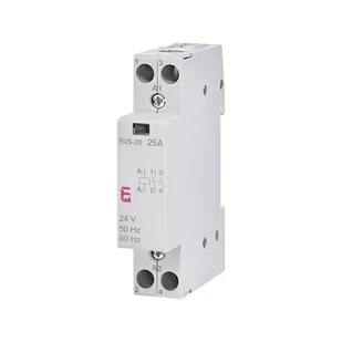 ETI POLAM R25-20 24V stycznik modułowy 25A 2NO 1M - Bezpieczniki elektryczne - miniaturka - grafika 1