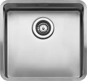 Zlewozmywaki - Zlew REGINOX KANSAS 40X40 stal INOX MAT (R19047) - miniaturka - grafika 1