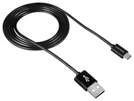 Kable USB - CANYON MICRO USB CABLE 1m BLACK CN_CNE-USBM1B - miniaturka - grafika 1