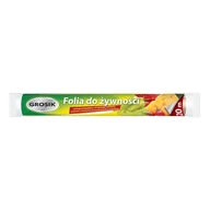 Folia, papier śniadaniowy, serwetki - Grosik Folia do żywności rolka 20 m - miniaturka - grafika 1