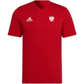 Koszulki sportowe męskie - Koszulka adidas Reprezentacji Polski Jr - miniaturka - grafika 1