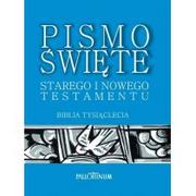 Religia i religioznawstwo - Pallottinum praca zbiorowa Pismo Święte Starego i Nowego Testamentu. Biblia Tysiąclecia (złocona) - miniaturka - grafika 1