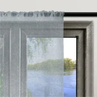 Firany - Firana świąteczna WINTER wzór BN58 | Delikatne błękitne gałązki 140 x 160 cm - miniaturka - grafika 1