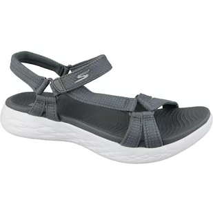 Skechers On The Go 600, damskie, sandały, Szare - Buty trekkingowe damskie - miniaturka - grafika 1