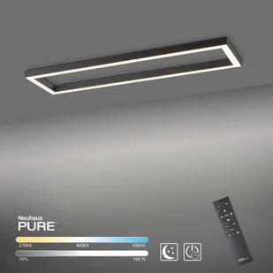 PURE Lines lampa sufitowa LED, kątowa, antracytowa - Lampy sufitowe - miniaturka - grafika 5