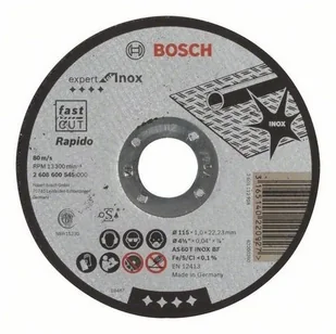 Bosch tarcza tnąca Rapido AS 60 T BF 115x1mm - Tarcze do pił - miniaturka - grafika 5