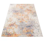 Dywany - Szaro-pomarańczowy dywan postarzany - Lomano 3X - miniaturka - grafika 1