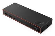Stacje dokujące i replikatory portów - Lenovo ThinkPad USB4 Smart Dock 5500 with 135W Adapter Przewodowa Czarny 40BC0135EU - miniaturka - grafika 1