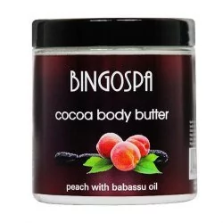 BingoSpa Masło kakaowe z brzoskwinią i olejem babassu do ciała - Cocoa Butter With Peach And Babassu Oil Body - Balsamy i kremy do ciała - miniaturka - grafika 1